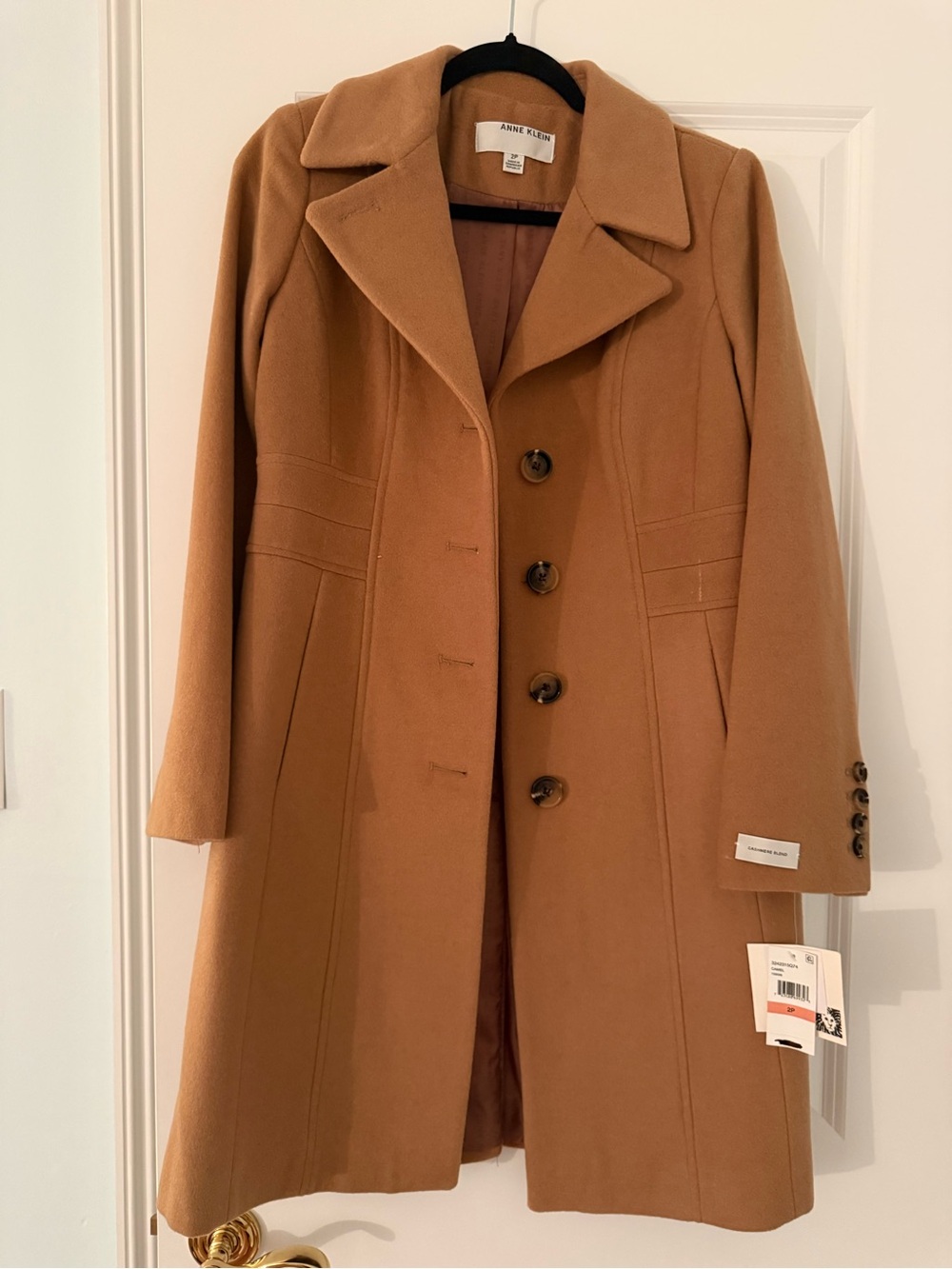 Anne Klein Tan peacoat - Picture 2 of 5